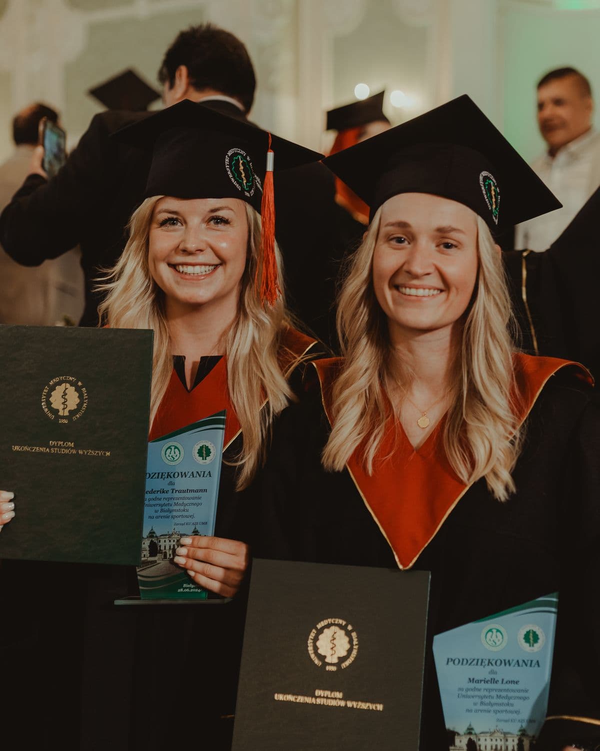 Cerimónia de graduação na Medical University of Bialystok
